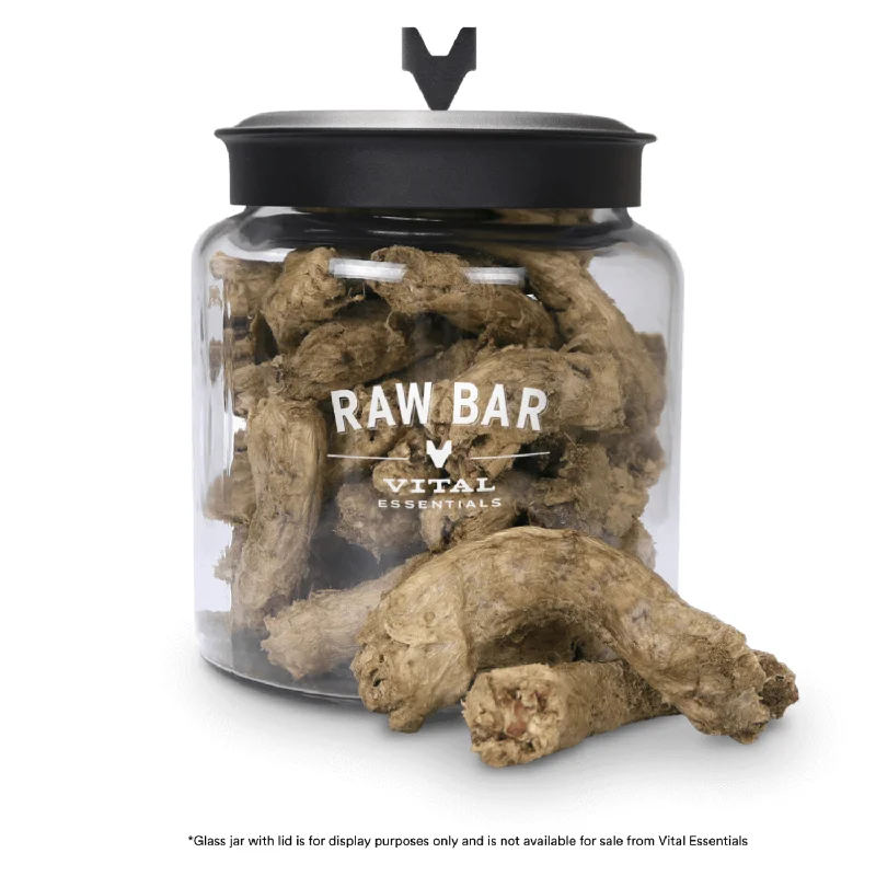 Freeze Dried Dog & Cat Treat - RAW BAR - Chicken Necks Bulk (≈34 g bulk bag)