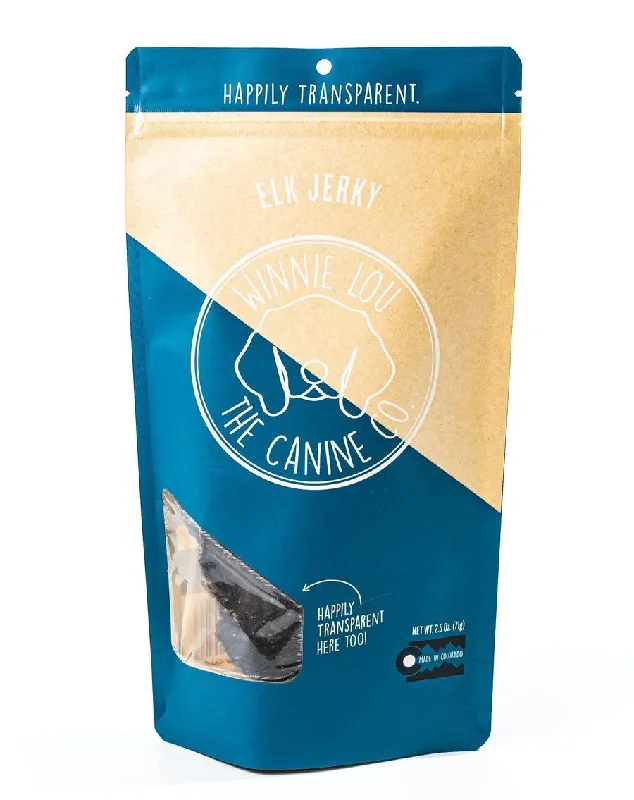 Winnie Lou Elk Jerky Dog Treats