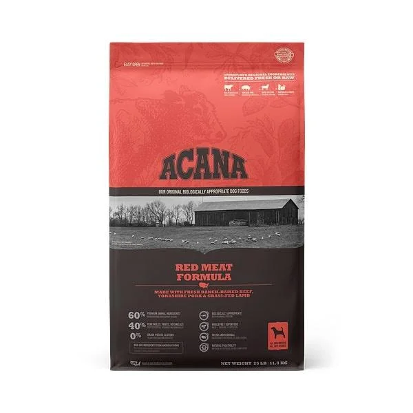 ACANA Red Meat Formula Grain Free Dry Dog Food