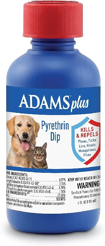 Adams Plus Pyrethrin Dip, 4 oz