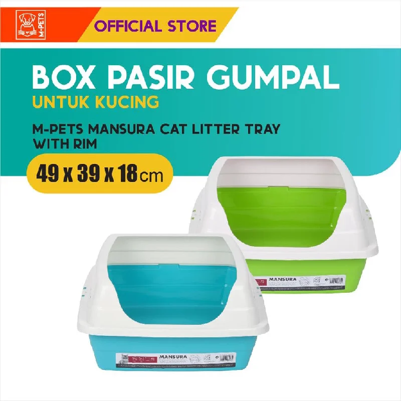 Mansura Cat Litter Tray With Rim