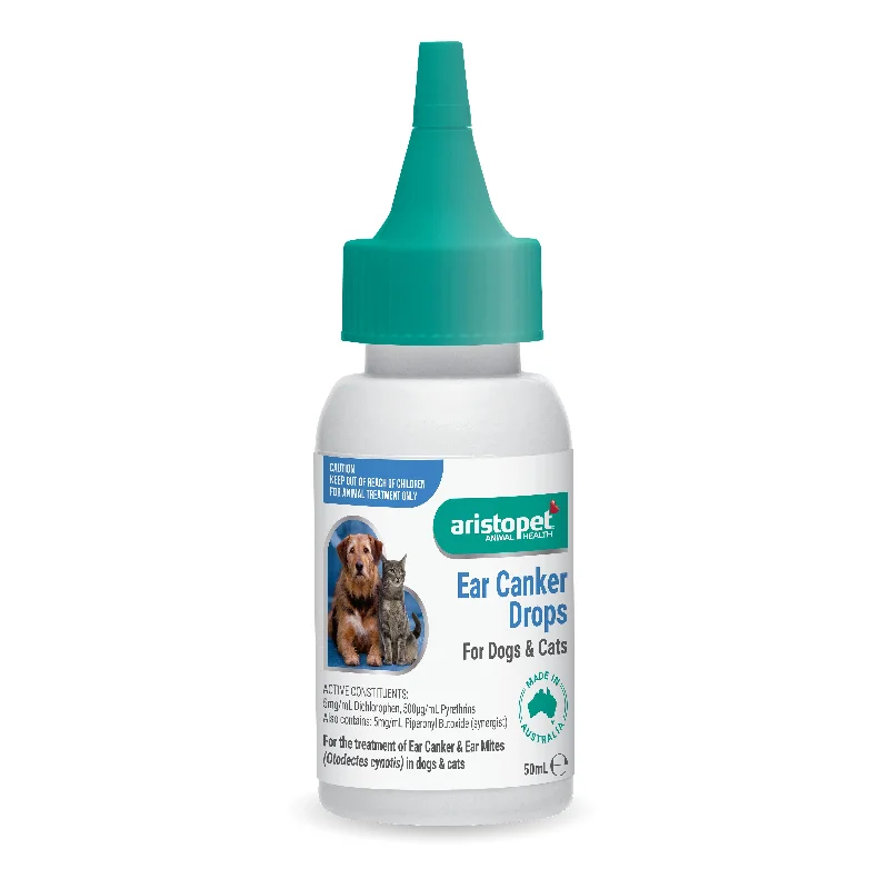 Aristopet Ear Canker Drops for Dogs and Cats 50ml