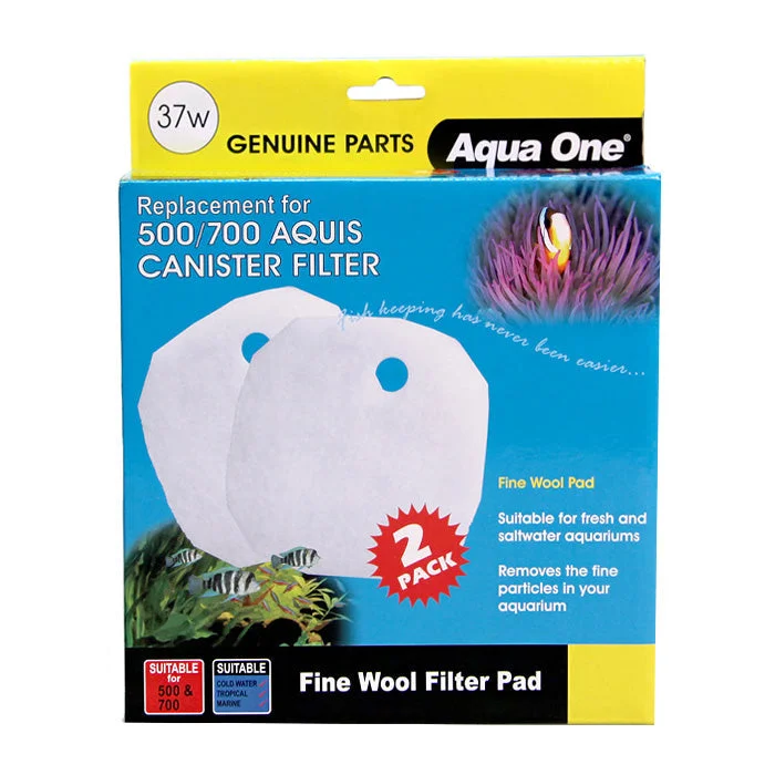 Aqua One Wool Pad 500/700 Aquis (2Pk) 37w