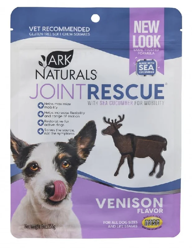 Ark Naturals Sea Mobility Joint Rescue Venison Recipe Jerky Treats