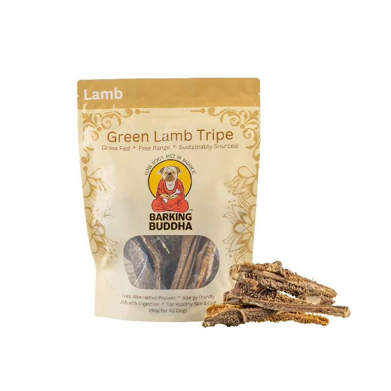 Barking Buddha Lamb Tripe Sticks Crunchy Dog Treats, 6oz