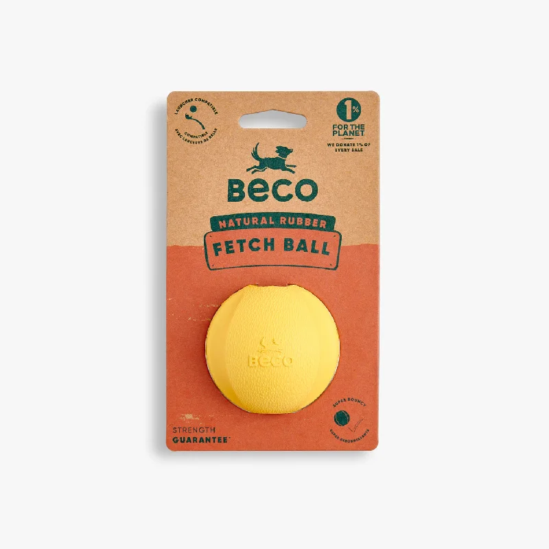 Beco Fetch Ball Yellow