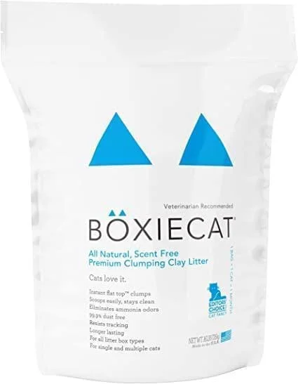 Boxiecat Scent-free Premium Clumping Clay Cat Litter