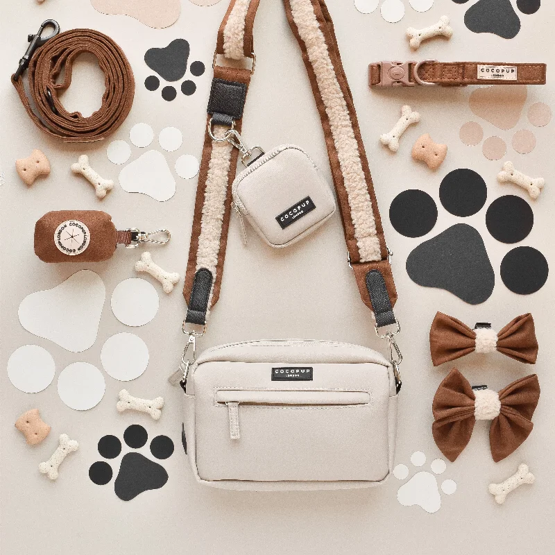 Cocopup Caramel Latte Dog Walking Bag Set