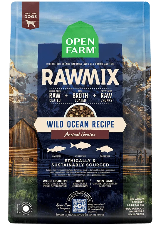 Open Farm Ancient Grains RawMix Wild Ocean Recipe Dog Food