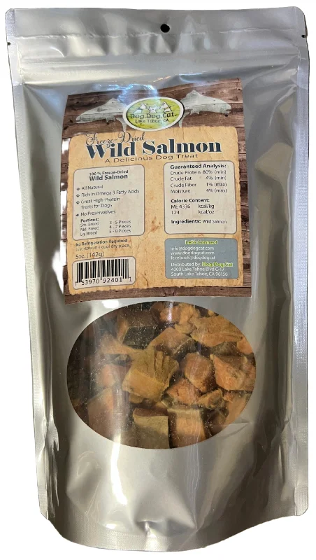 Dog Dog Cat Freeze Dried Treats - Salmon : 5 oz