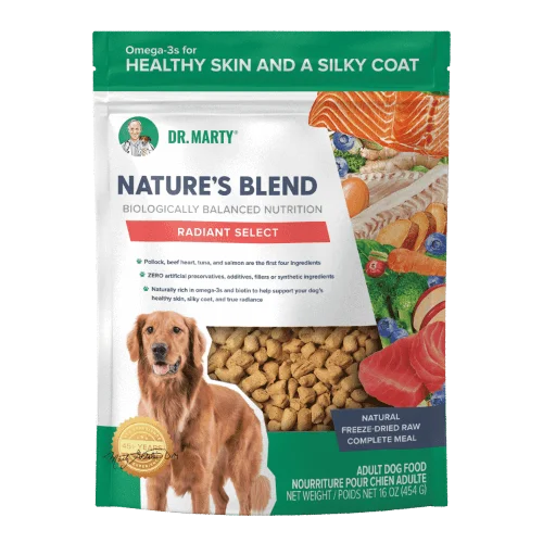 DR. MARTY Nature’s Blend Radiant Select Freeze Dried Raw Dog Food