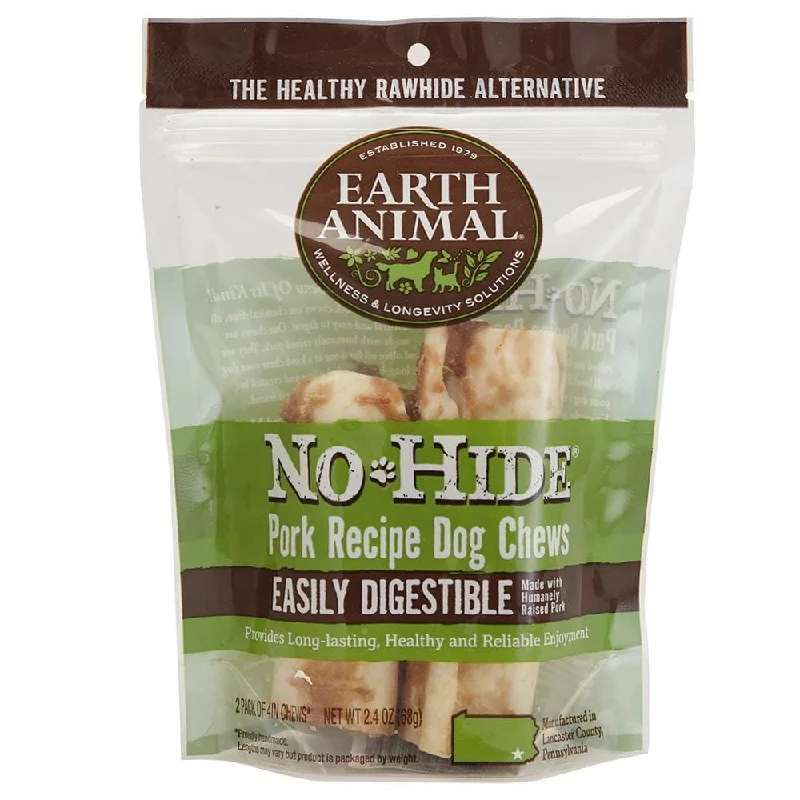 Earth Animal 2-Pack No-Hide Pork Chew Dog Treats