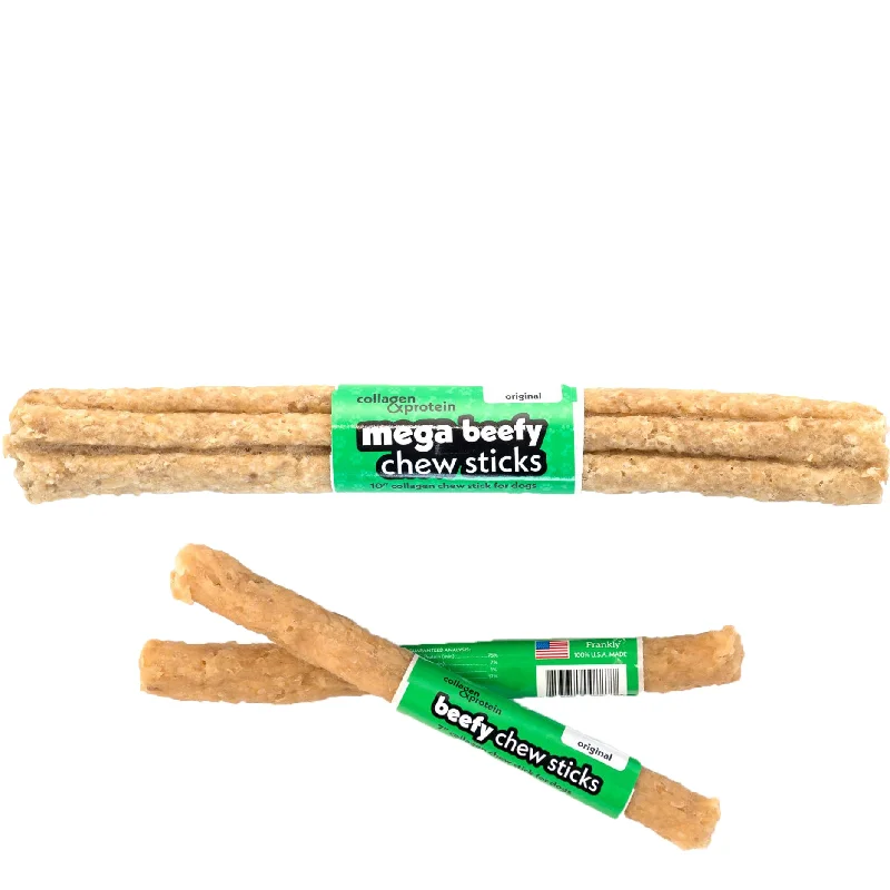 Frankly Pet Premium USA Beefy Sticks Collagen Dog Chew, Original