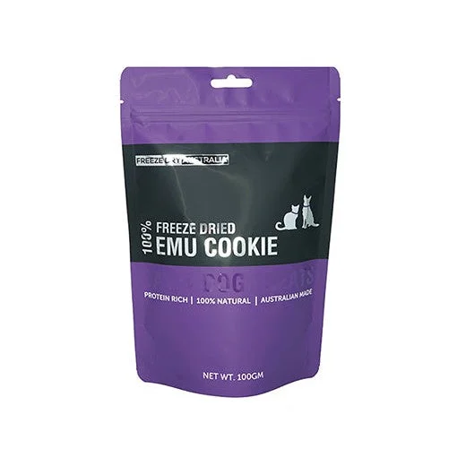 Freeze Dry Australia Emu Cookie Natural Treats for Cats and Dogs 100g