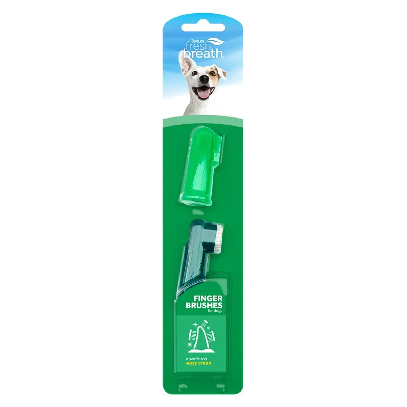 Dog Dental Health - FRESH BREATH - Finger Brushes - 2 pc