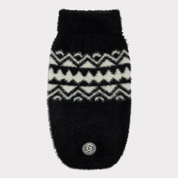 GF Pet Fuzzy Sweater - Black for Dogs