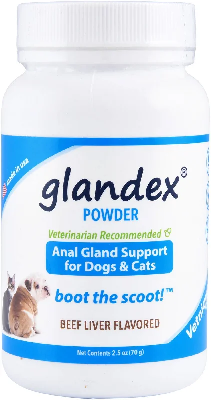 Glandex Powder for Dogs and Cats, Beef Liver Flavor