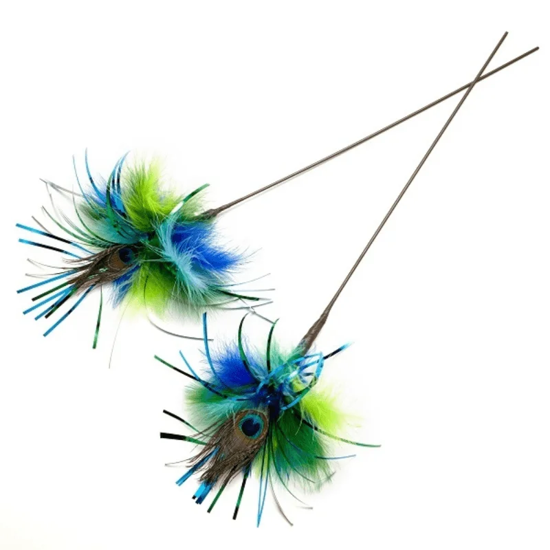 Cat Teaser - PEACOCK SPARKLER - 36"