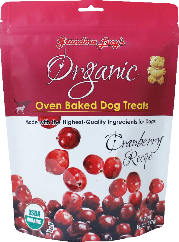 Grandma Lucy's Organic Oven Baked Cranberry Flavor Dog Treats