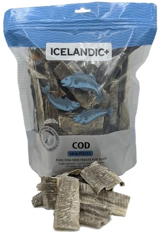 Icelandic+ Cod Skins Crunchy Dog Treats,16oz