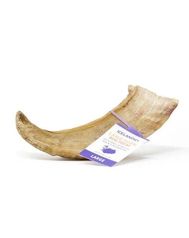 Icelandic+ Lamb Horn Dog Chew, Large