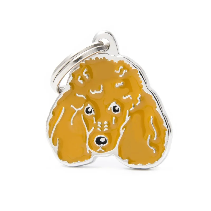 ID Tag - Friends Collection - Apricote Poodle Dog Tag | Personalized Cat Dog Tag