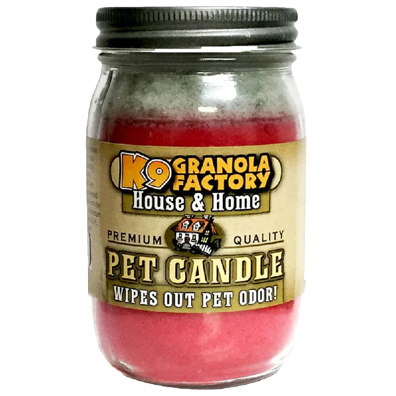 K9 Granola Factory Odor Eliminator Candle, Watermelon Slice