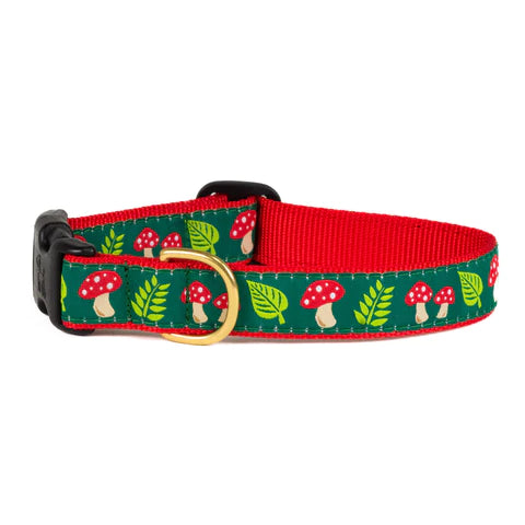 Mushrooms Dog Collar