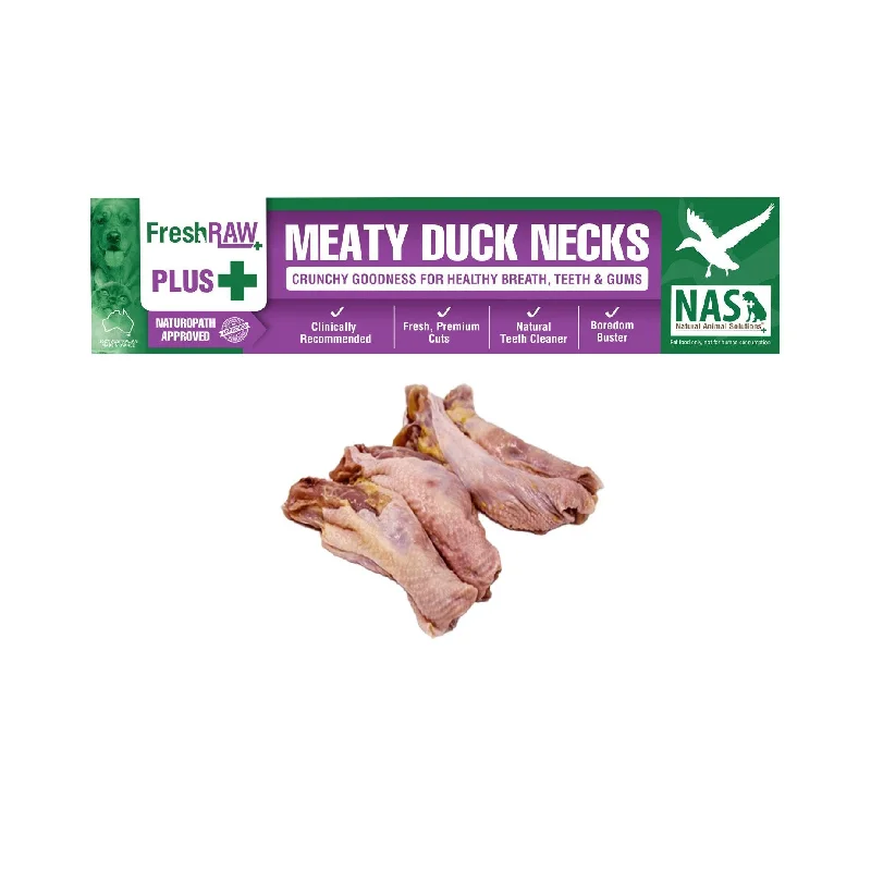 Natural Animal Solutions FreshRAW Plus Meaty Duck Necks Dog and Cat Treats*