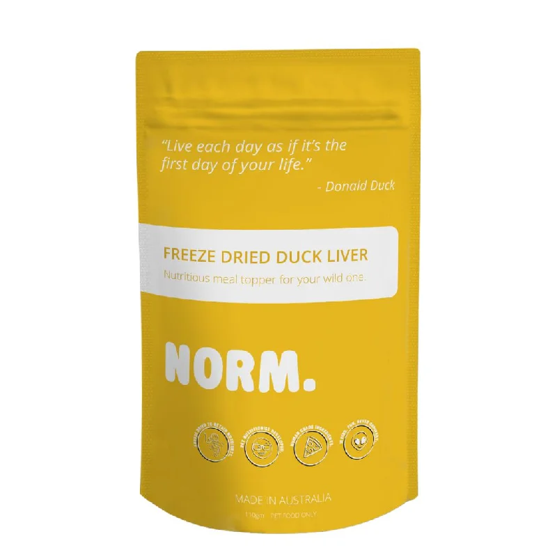 NORM. Duck Liver Freeze Dried Meal Topper for Dogs and Cats***