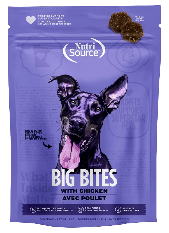 NutriSource Big Bites Chicken Dog Treats