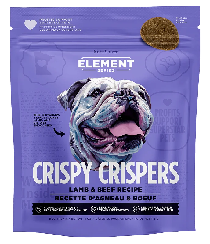 NutriSource Element Series Crispy Crispers Lamb & Beef Dog Treats