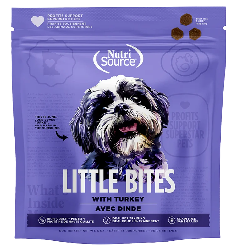 NutriSource Little Bites Grain Free Turkey Dog Treats