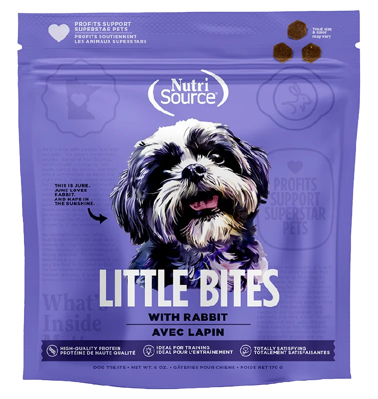 NutriSource Little Bites Rabbit Dog Treats