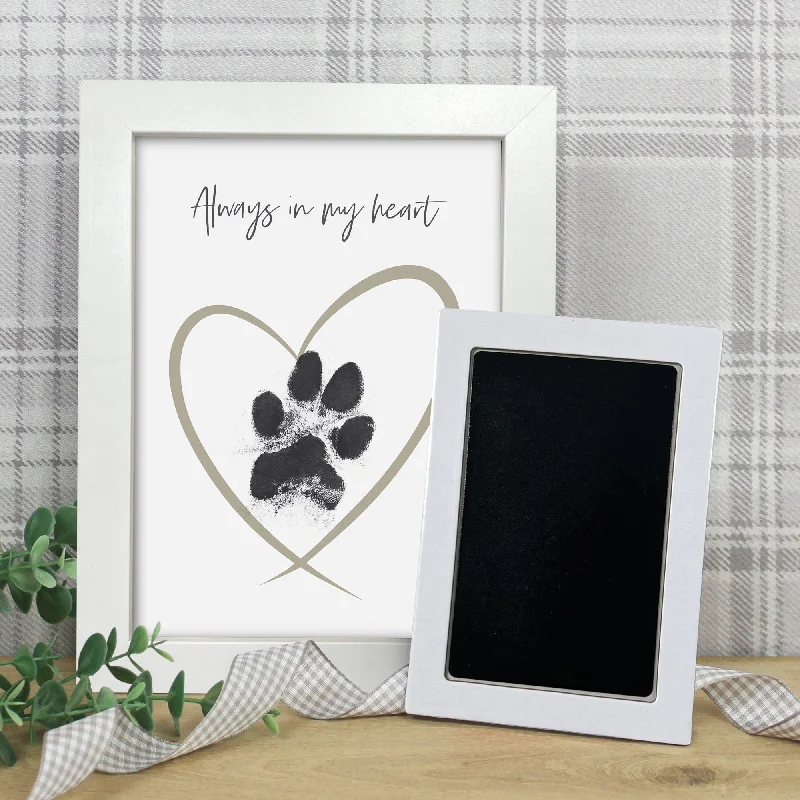 Oh So Precious Paw Print Ink Picture Frame