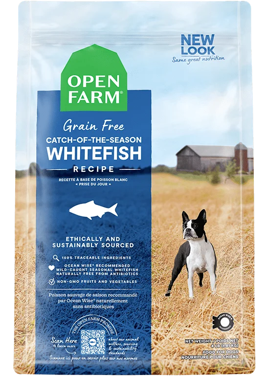 Open Farm Grain Free Catch of the Season Whitefish and Green Lentil Recipe Dry Dog Food