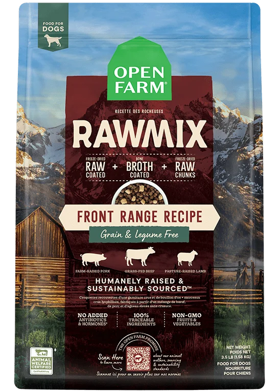 Open Farm Grain-Free RawMix Front Range Recipe Dog Food