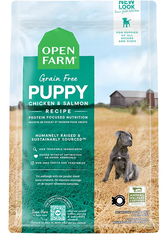 Open Farm Grain-Free Puppy Chicken & Salmon Recipe Dry Dog Food