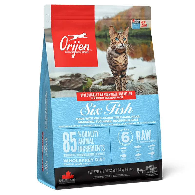 ORIJEN 6 Fish Dry Cat Food 1.8kg