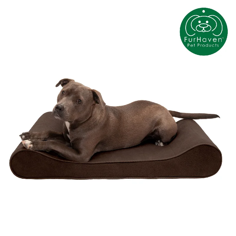 Orthopedic Microvelvet Luxe Lounger Pet Bed