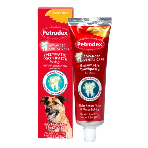 Petrodex Enzymatic Toothpaste For Dogs - Poultry Flavor - 6.2 oz