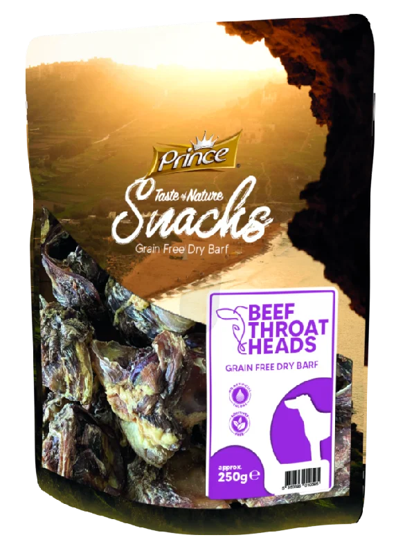 Prince Taste of Nature Snacks - Beef Throat Heads, 250g