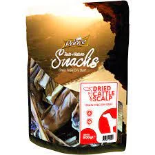 Prince Taste of Nature Snacks - Cattle Scalp Plates, 500g