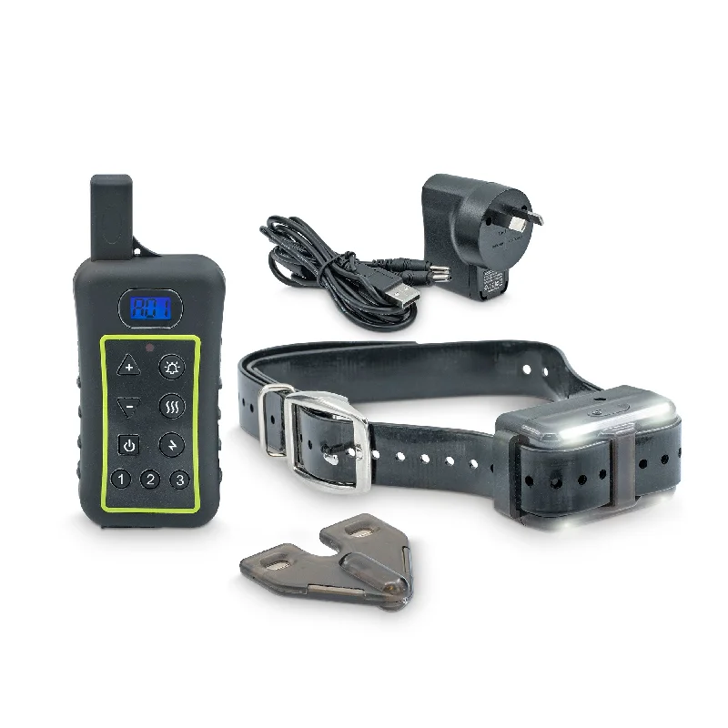 Remote Hunting Dog Training Shock Collar with LED Nightlight - 1.2km Range