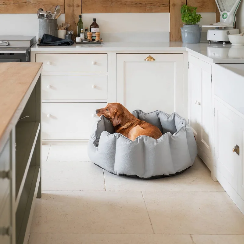 High Wall Bed With Removable Covers in Rhino Tough Granite Faux Leather by Lords & Labradors