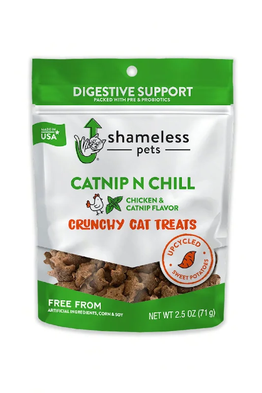 Shameless Catnip N Chill Crunchy Cat Treats