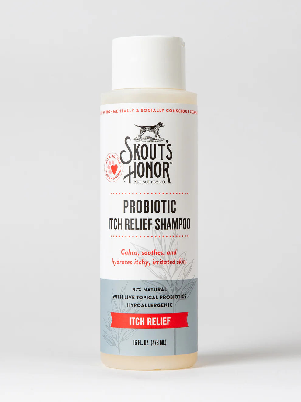 Skout's Probiotic Shampoo Itch Relief-16 oz