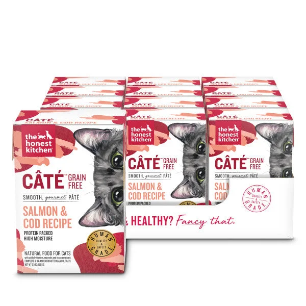 The Honest Kitchen Cate Salmon & Cod Pate Wet Cat Food