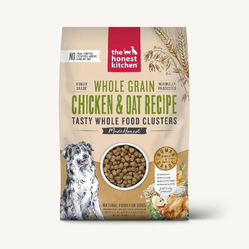 The Honest Kitchen Whole Food Clusters Whole Grain Chicken & Oats Recipe Dry Dog Food