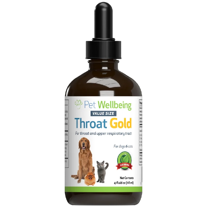 Throat Gold - Soothes Occasional Cough & Throat Discomfort in Dogs